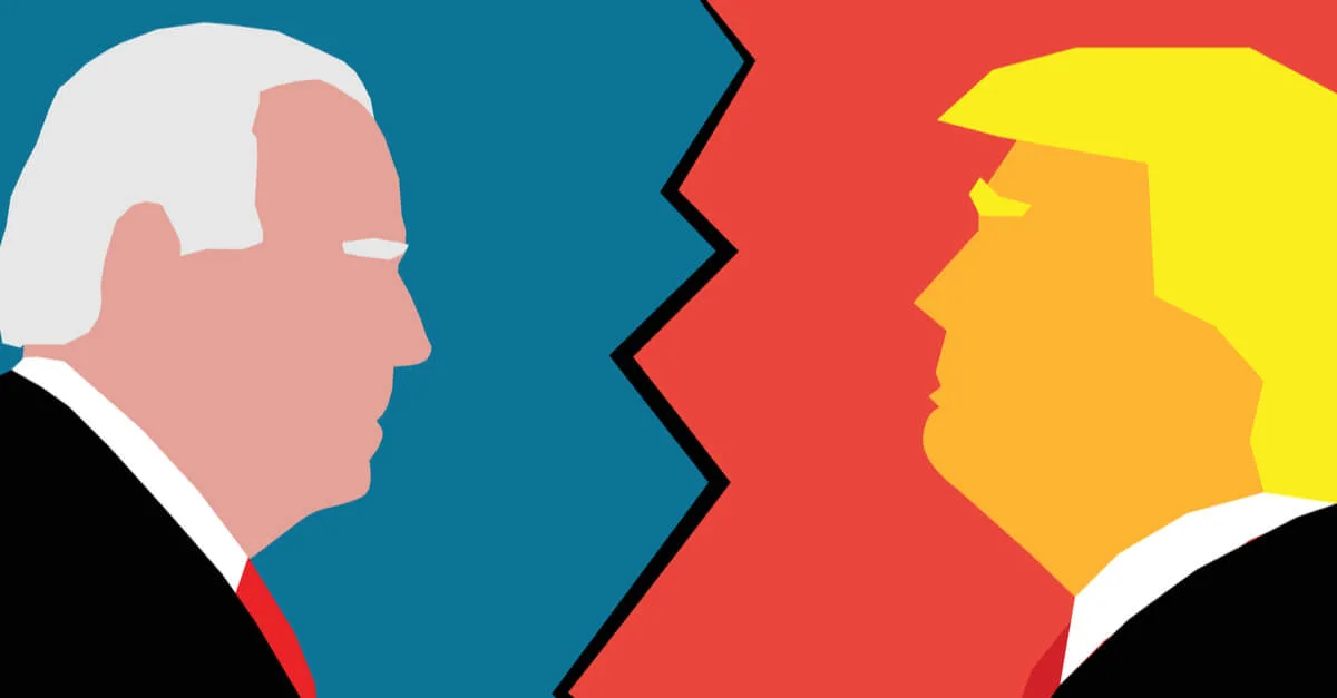 Graphic Biden vs Trump