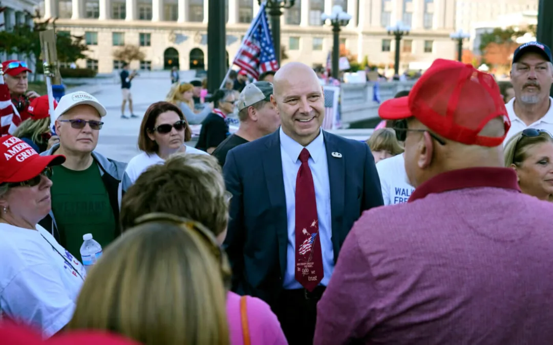 Video Surfaces of Doug Mastriano Making Friends With Pro-Confederate Armed Men