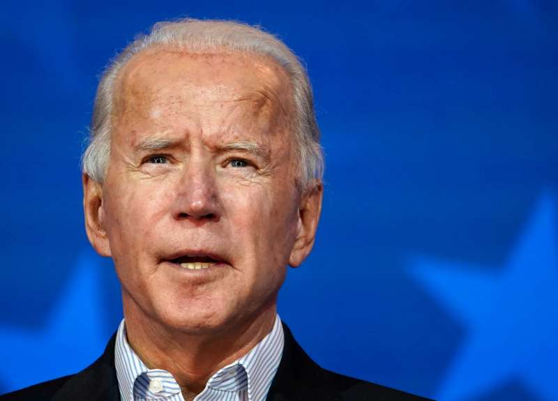 Democratic nominee Joe Biden address the nation as states across the country continue counting votes in the 2020 election. (Photo by Drew Angerer/Getty Images)