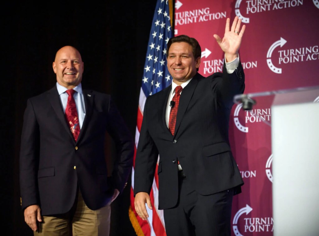 Florida’s DeSantis Spends a Lot of Time Talking About Himself at Mastriano Rally