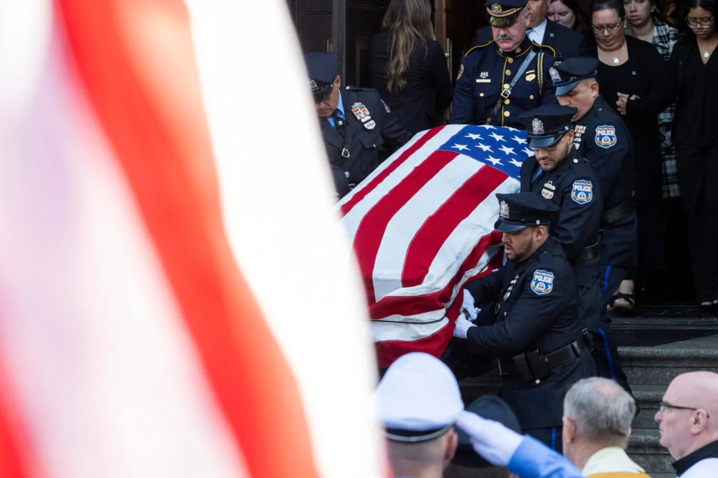 Philadelphia police officer killed in airport garage shooting remembered as a hero, posthumously promoted Philadelphia police officer killed in airport garage shooting remembered as a hero, posthumously promoted
