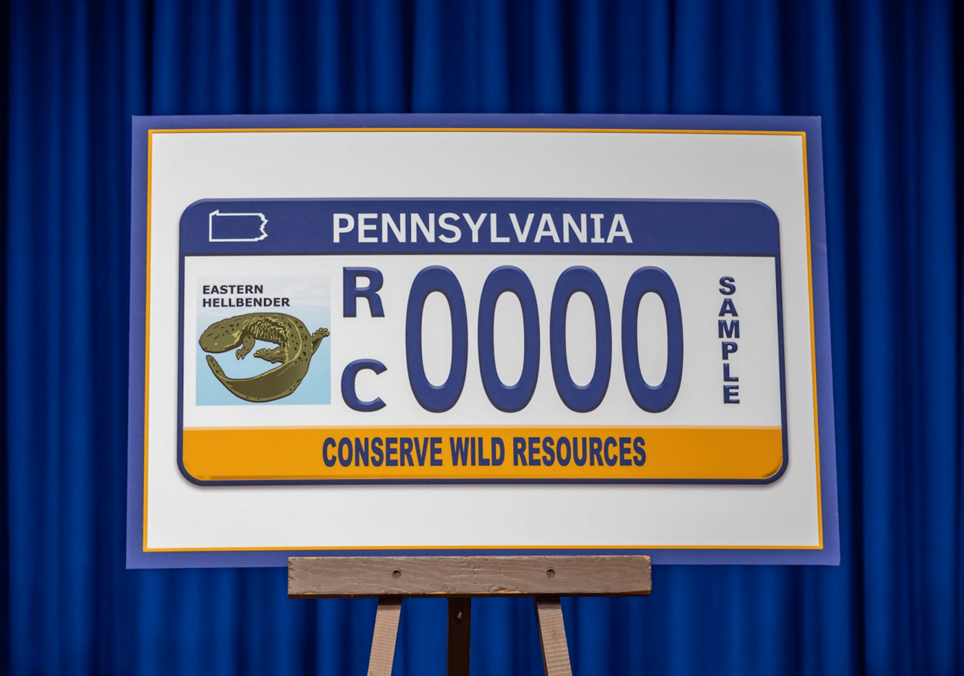 Show Your Love for Pennsylvania’s Unique Wildlife With the New Eastern Hellbender License Plate