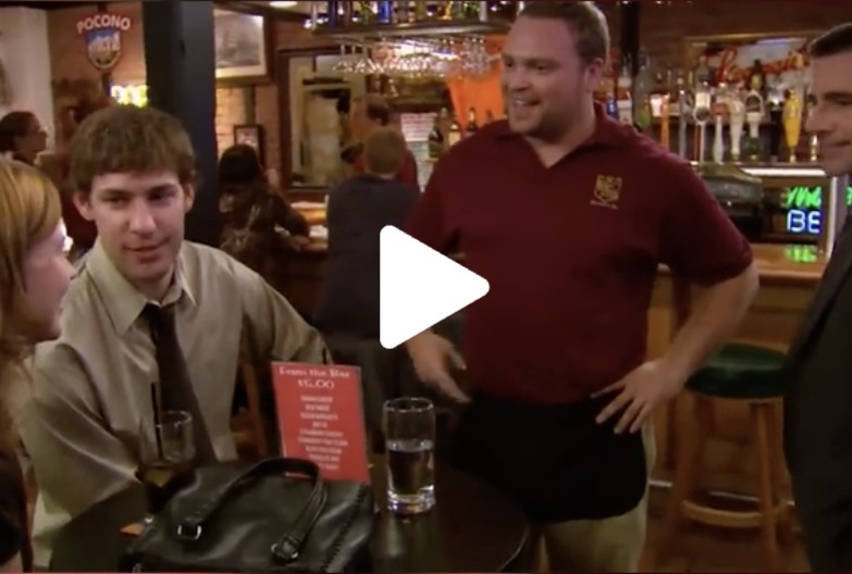 VIDEO: Visiting Poor Richards bar from The Office