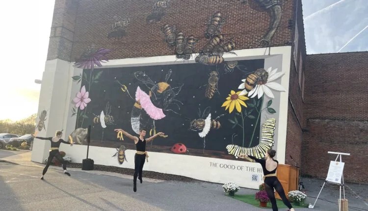 Here’s The Buzz About Scranton’s Mural Of Bees In Tutus