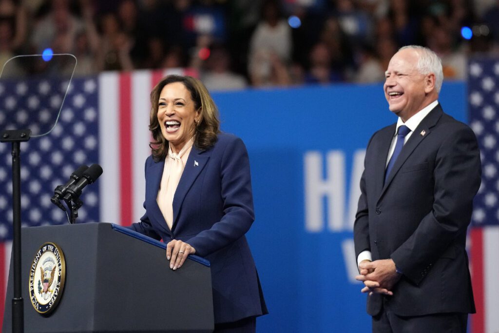 Tim Walz, Kamala Harris