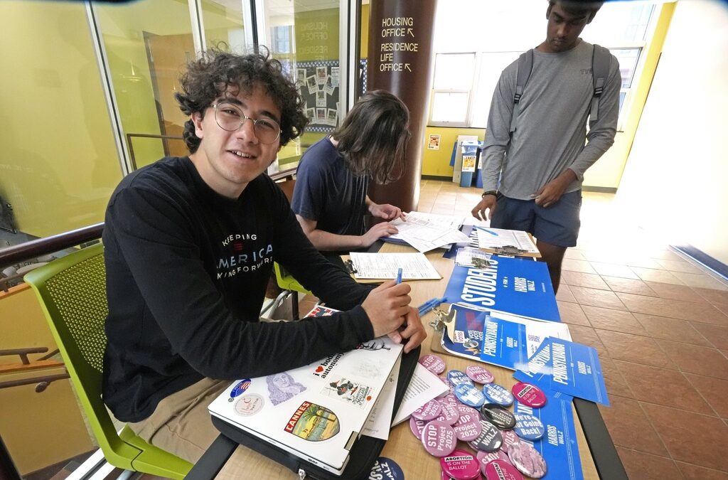In the middle of Pennsylvania, an influx of college graduates could push Centre County toward Harris