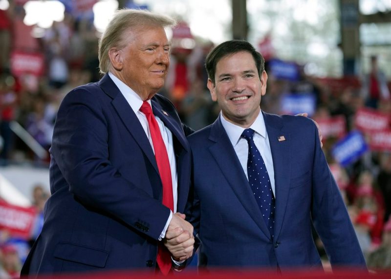 Trump has announced that Susie Wiles will serve as his chief of staff, has nominated Marco Rubio as his secretary of state, and has chosen Kristi Noem to serve as secretary of the Department of Homeland Security. (AP Photo/Evan Vucci, File)