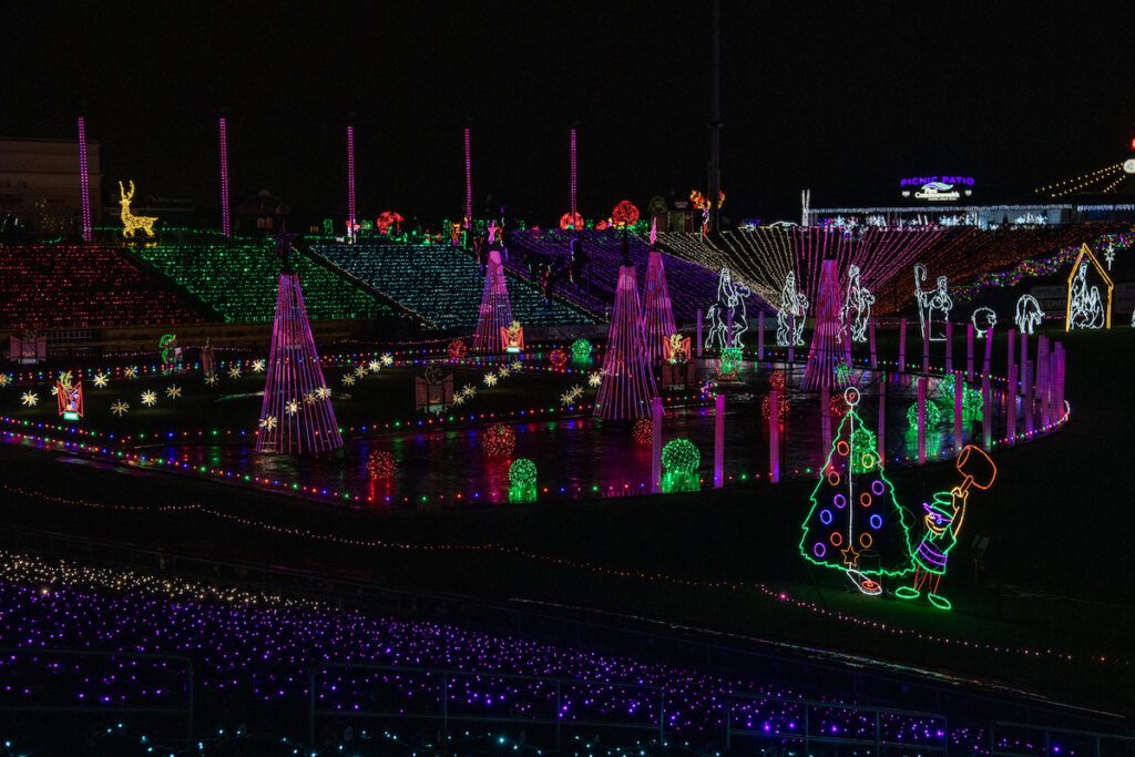 Illumination at Coca-Cola Park in Allentown.