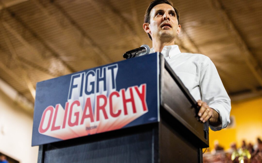 Chris Deluzio calls on Democrats to take on ‘oligarchs,’ ‘robber barons’ and ‘corporate jagoffs’
