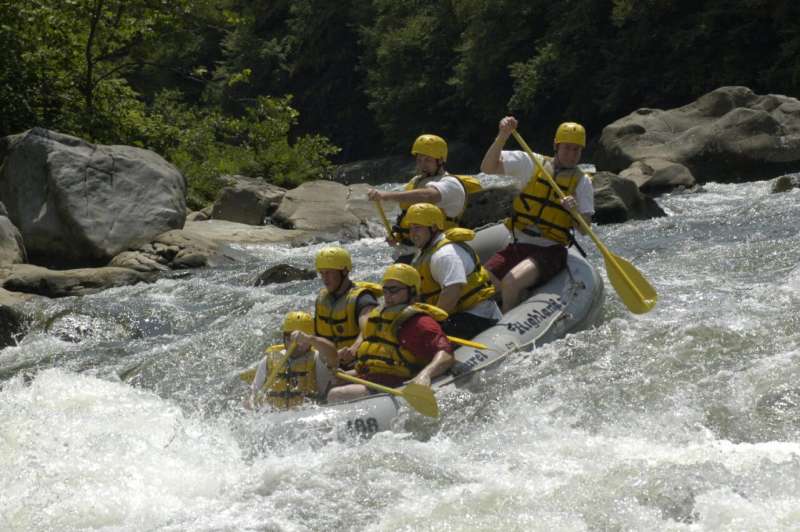 whitewater rafters