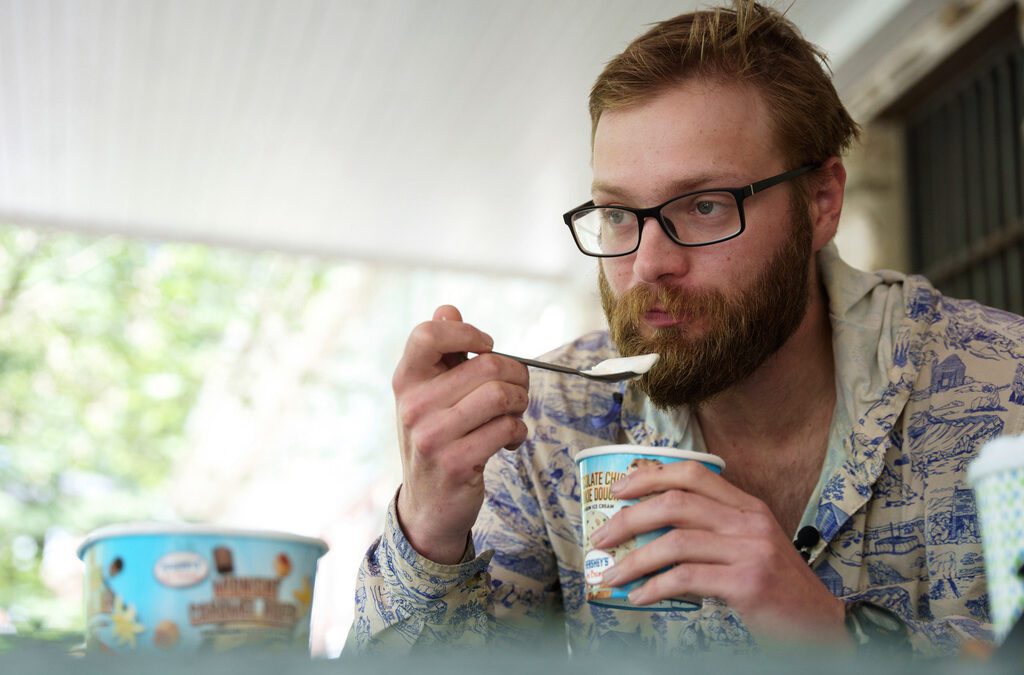 Could you eat this much ice cream after walking 1,100 miles? Some Appalachian Trail hikers try