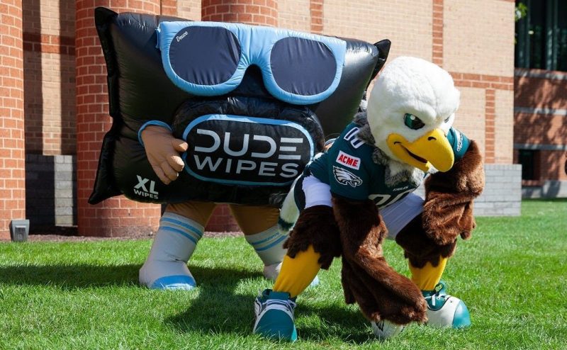 Eagles announce 'Tush Push' partnership with Dude Wipes