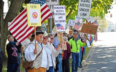 400 Lebanon County protesters gather for ‘No Kings Day’ rally against Trump, Meuser