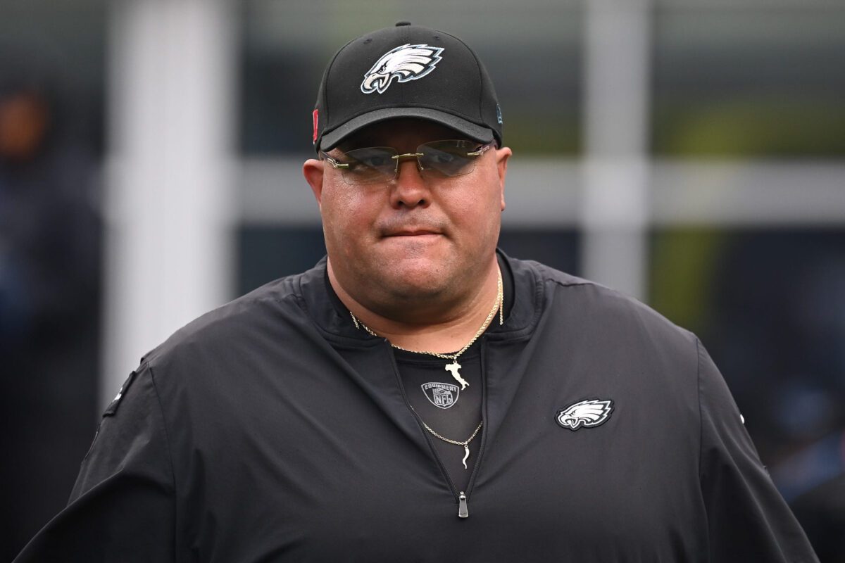 Eagles’ Dom DiSandro provided pizza and cheesesteaks for Cam Skattebo after ankle surgery