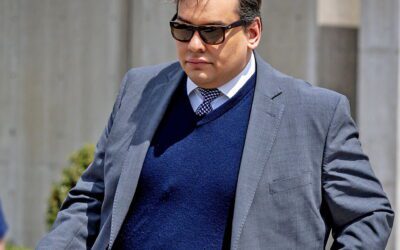 George Santos came to the Poconos after Trump commuted his prison sentence