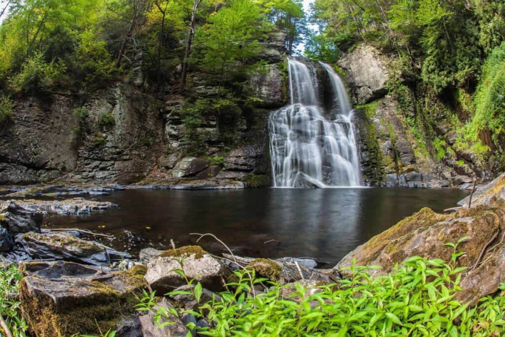 Known as the “Niagara of Pennsylvania,” Bushkill Falls in Pike County’s Bushkill is one of the most popular natural attractions in the state.