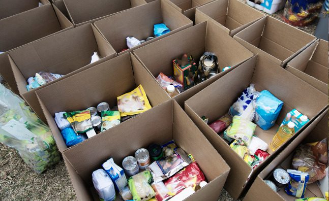 Food donation boxes