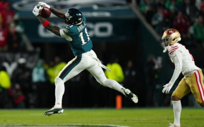 Eagles’ season-long issues apparent in playoff loss to 49ers, sideline spat between Sirianni, Brown