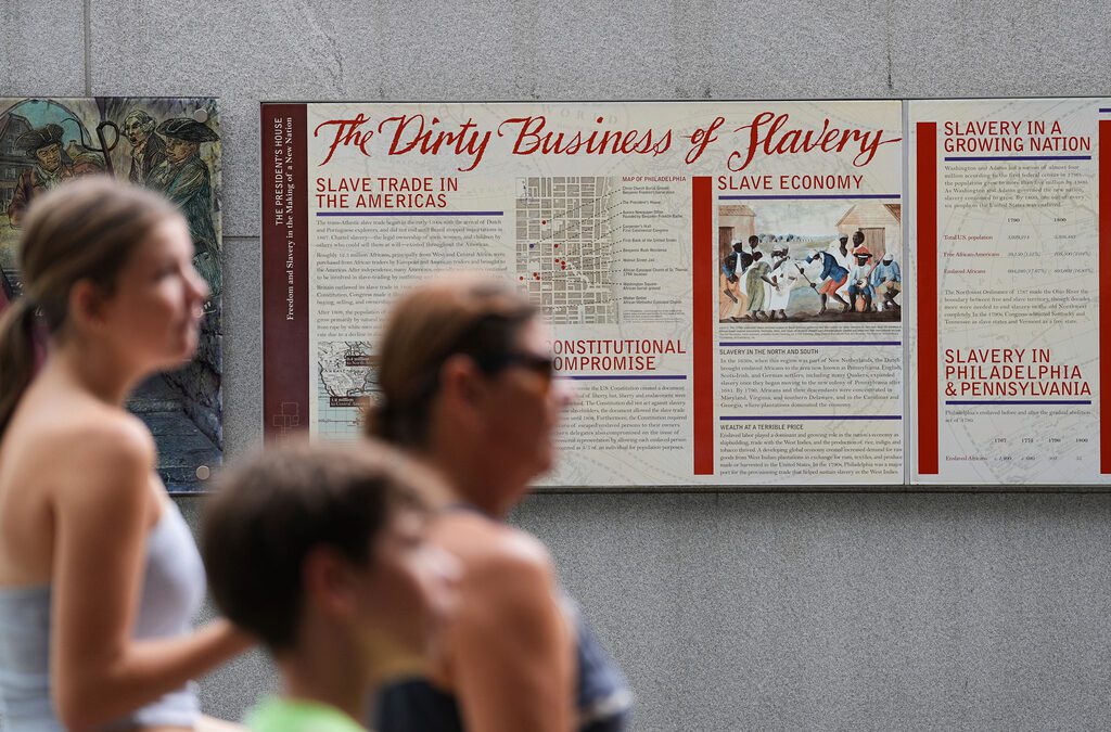 Philadelphia sues over removal of slavery exhibit at Independence National Historical Park