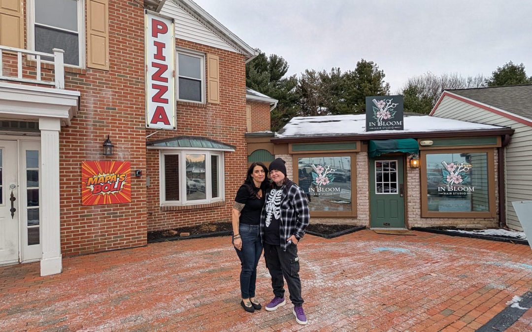 This York County couple opened a side-by-side salon and pizza shop