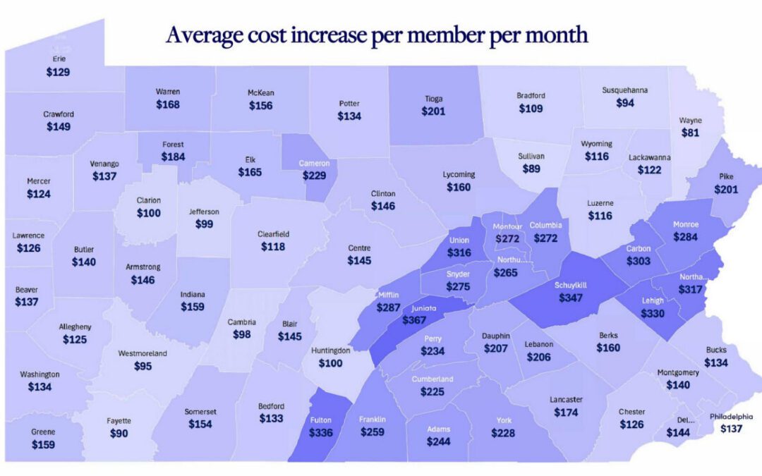 How much more are Pa. residents paying for ACA insurance