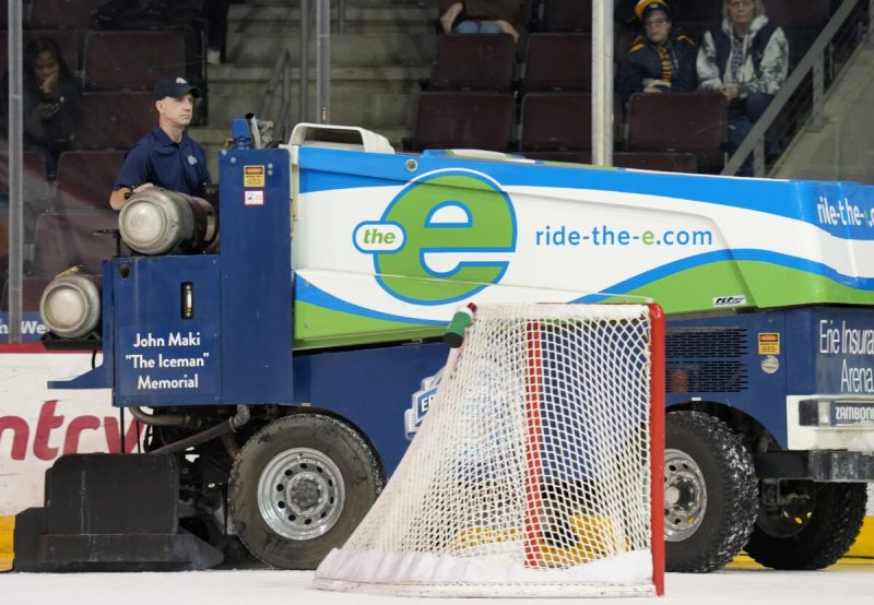 Zambonis, named after their inventor Frank J. Zamboni, are tractor-like vehicles that resurface ice rinks.