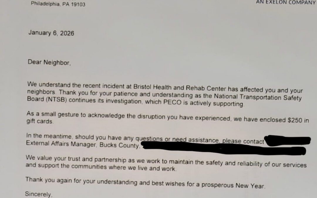 Why PECO handed out $250 gift cards to neighbors after gas explosion