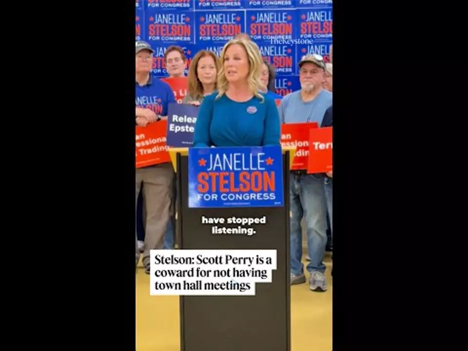 Stelson: Scott Perry is a coward for not holding town hall meetings