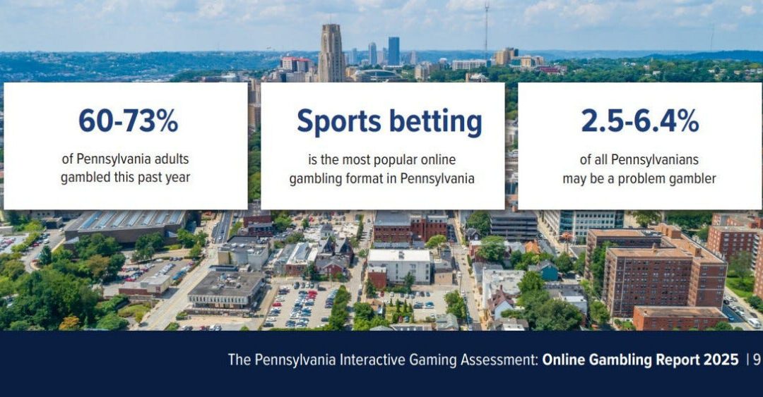 Up to 6.4% of Pennsylvania adults could be problem gamblers, study finds