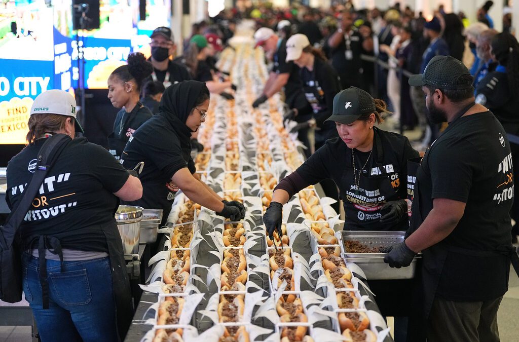 Longest line at Philly airport? Cheesesteaks, not security
