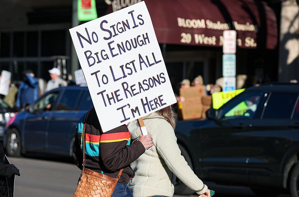 No Kings protest in Reading, Pennsylvania brings out opposition to ICE detention facility