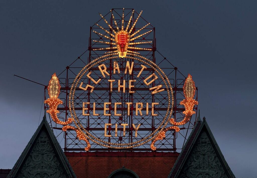The “Electric City” moniker is thanks to an electrical innovation Scranton was among the first to adopt.