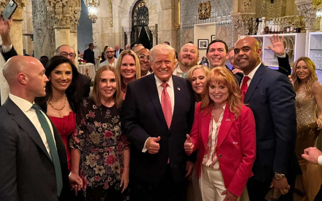 Trump, Garrity hold lavish Mar-a-Lago fundraiser while gas hits $4 a gallon