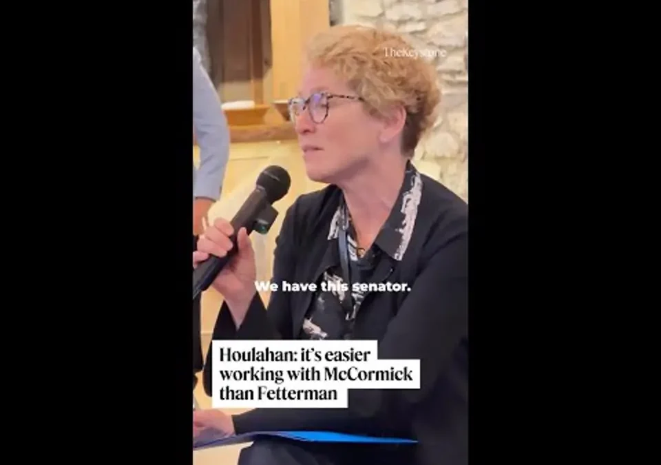 Watch: Houlahan says she’s had more success with GOP senator than Fetterman