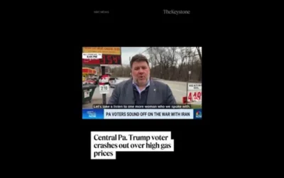 Watch: Central Pa. Trump voter crashes out over high gas prices