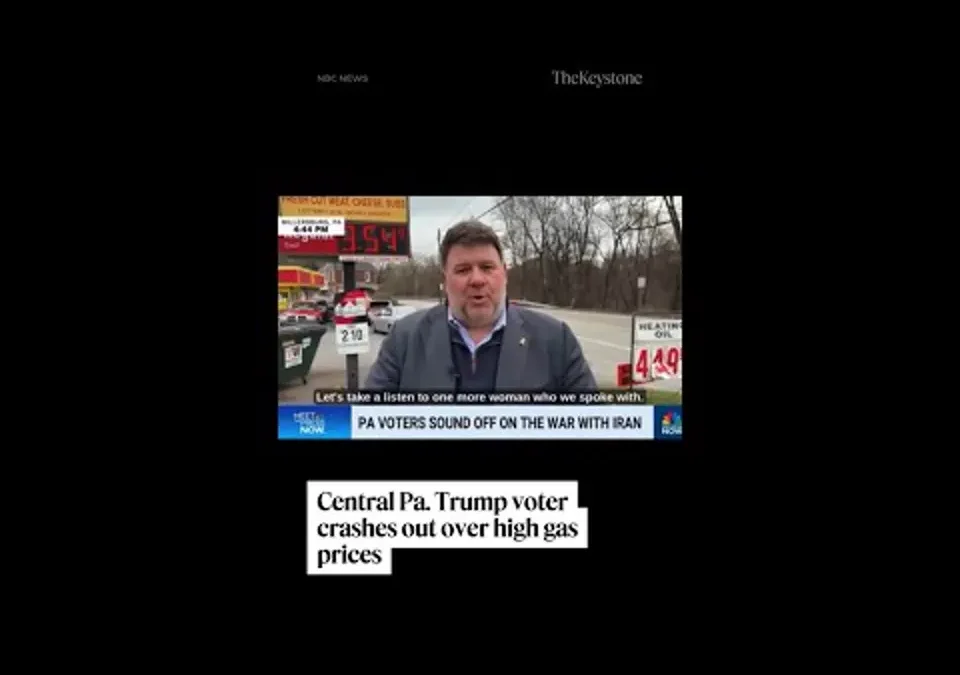 Watch: Central Pa. Trump voter crashes out over high gas prices