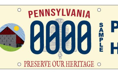 New Pennsylvania license plate celebrates the iconic bank barn