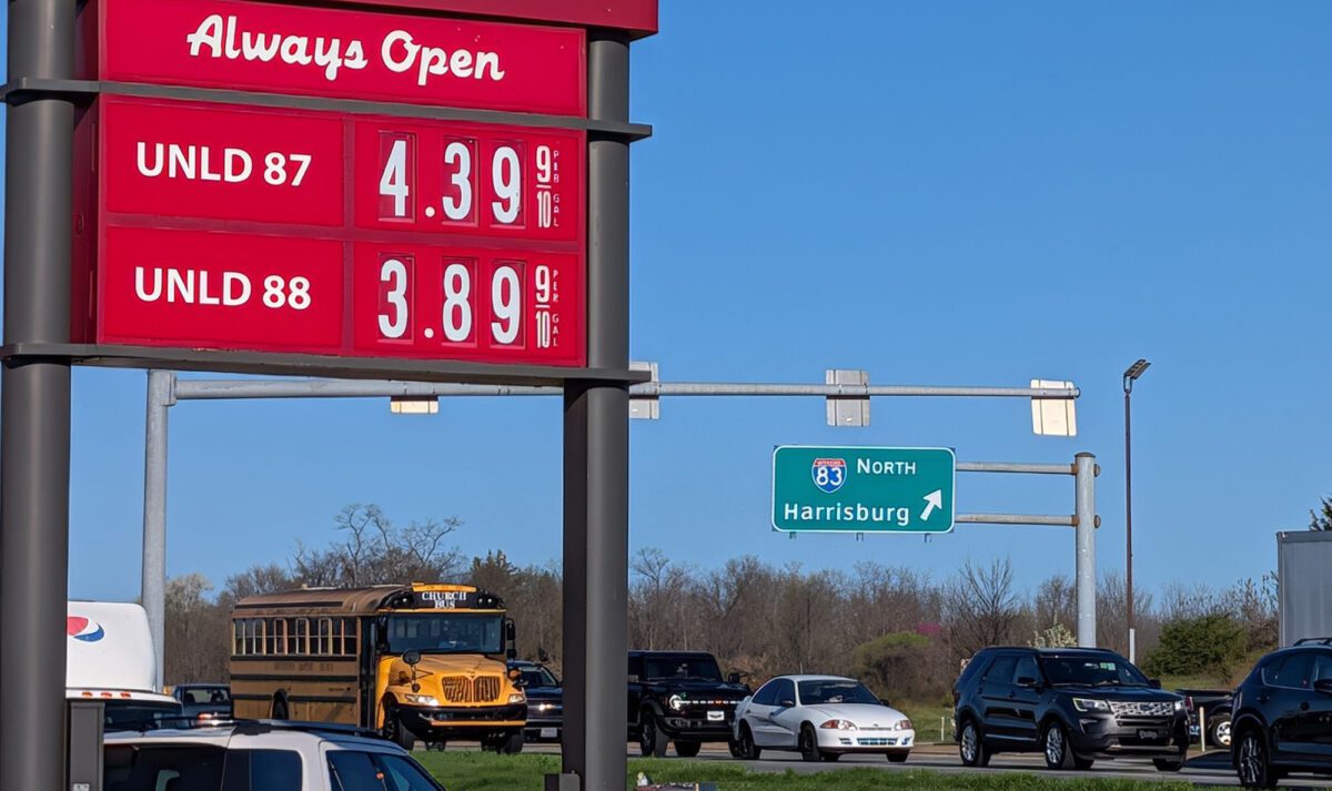 Gas prices in Pennsylvania are down since last week
