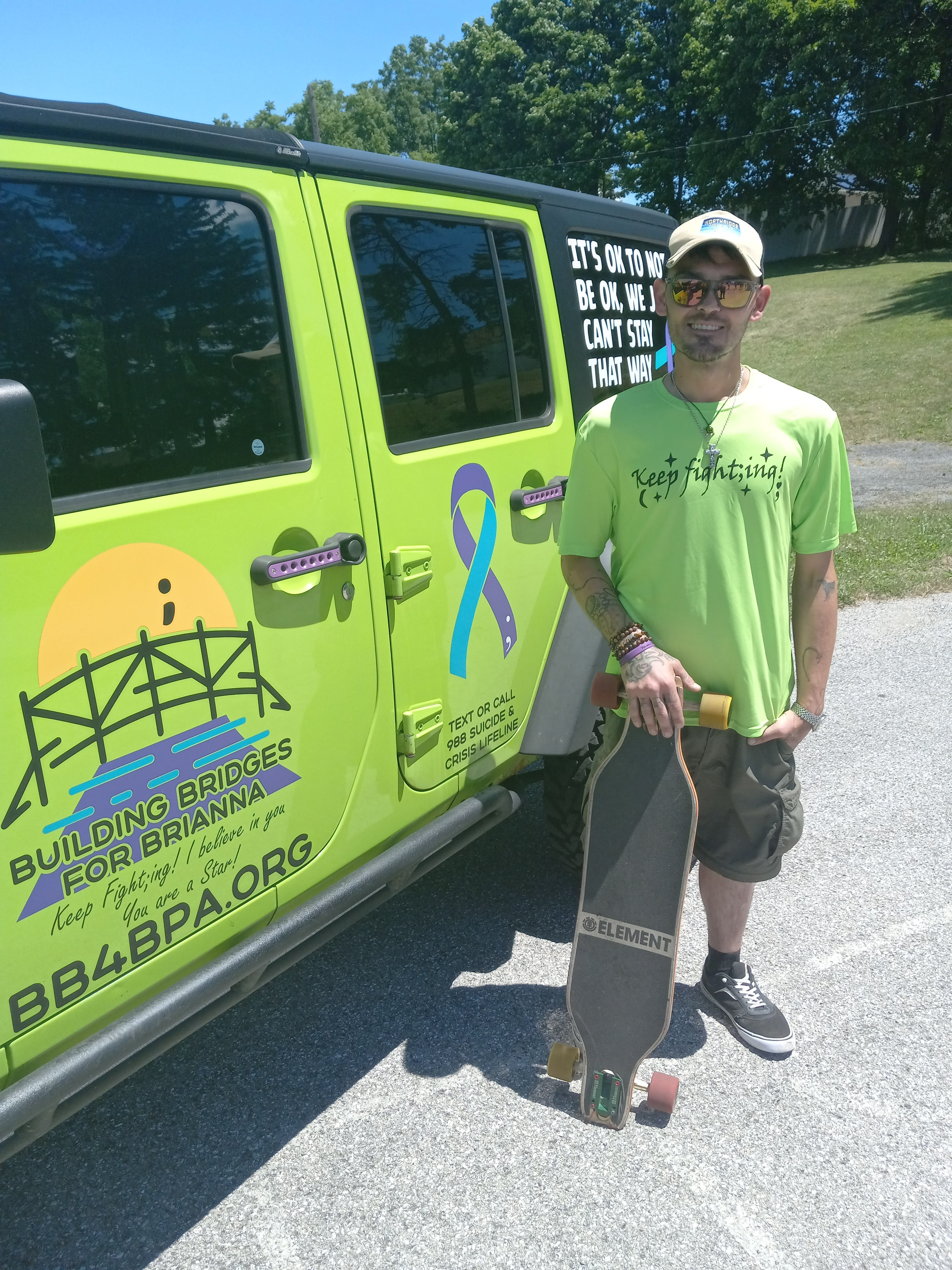 West York man to skateboard across US, raise mental health awareness