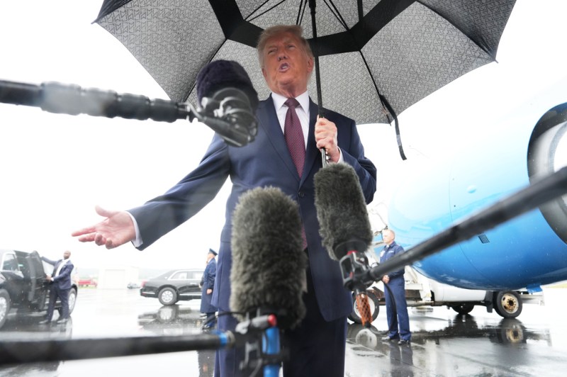 Trump visits Lehigh Valley but keeps focus on himself ahead of midterms