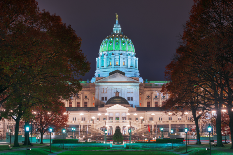 Pennsylvania Capitol in Harrisburg