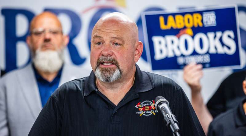 Bob Brooks getting endorsed by local labor unions in the Lehigh Valley